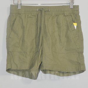 Ladies' Linen Blend Short Nautica in green